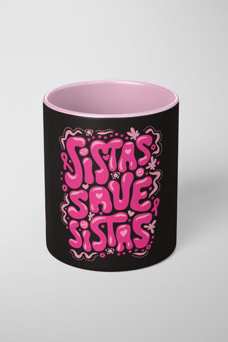 Sistas Save Sistas Ceramic Coffee Mug