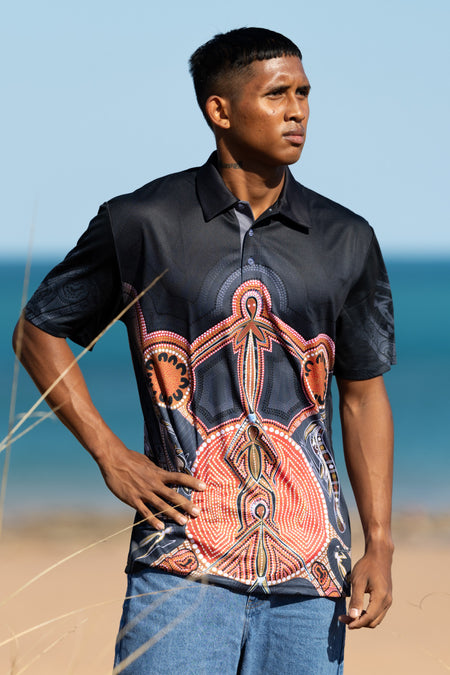 Leaving Footprints Essence Unisex Polo Shirt