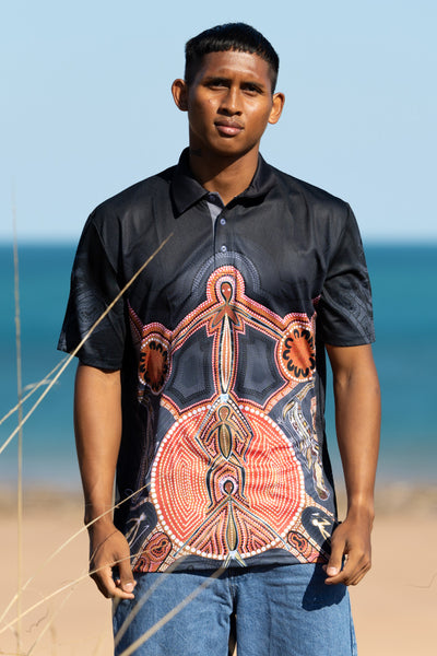 Leaving Footprints Essence Unisex Polo Shirt