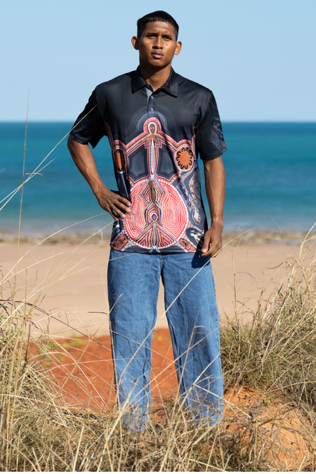 Leaving Footprints Essence Unisex Polo Shirt