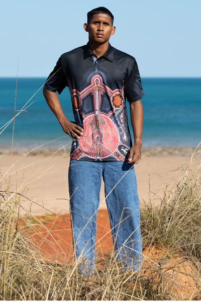 Leaving Footprints Essence Unisex Polo Shirt