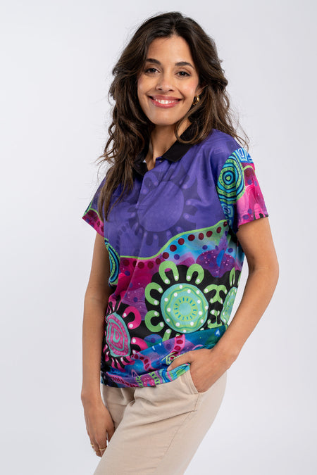 Side by Side Essence Women's Fitted Polo Shirt