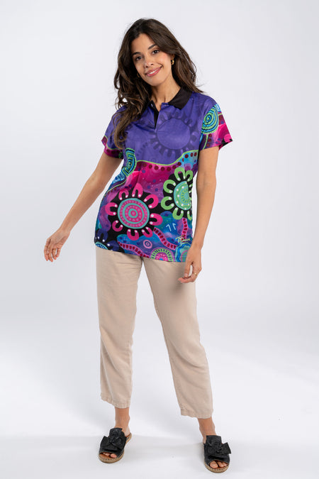 Side by Side Essence Women's Fitted Polo Shirt