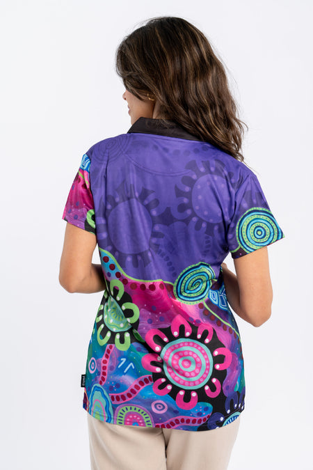 Side by Side Essence Women's Fitted Polo Shirt