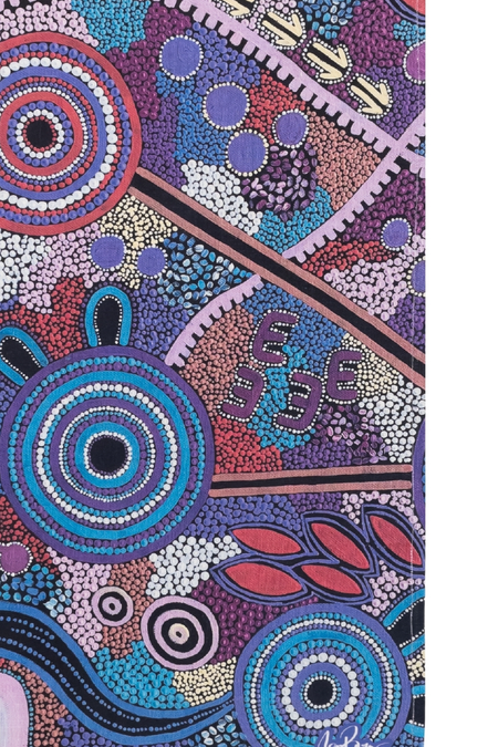 Grandmother's Country (No. 5) Linen Blend Tea Towel