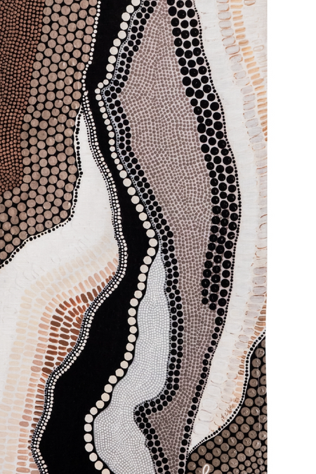 Warlangen (First Rain Storm) Linen Blend Tea Towel (2 Pack)