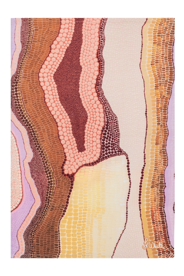 Birarr (Land Desert) Linen Blend Tea Towel (2 Pack)