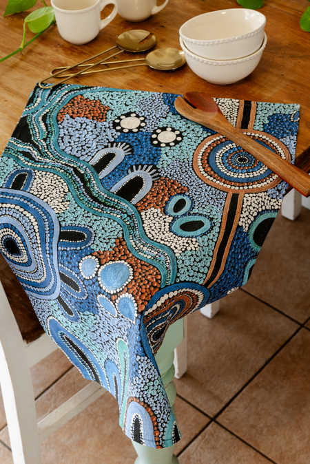 Calm Place Linen Blend Tea Towel (2 Pack)