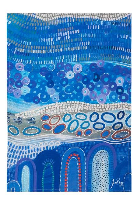 Place Of Water Linen Blend Tea Towel (2 Pack)