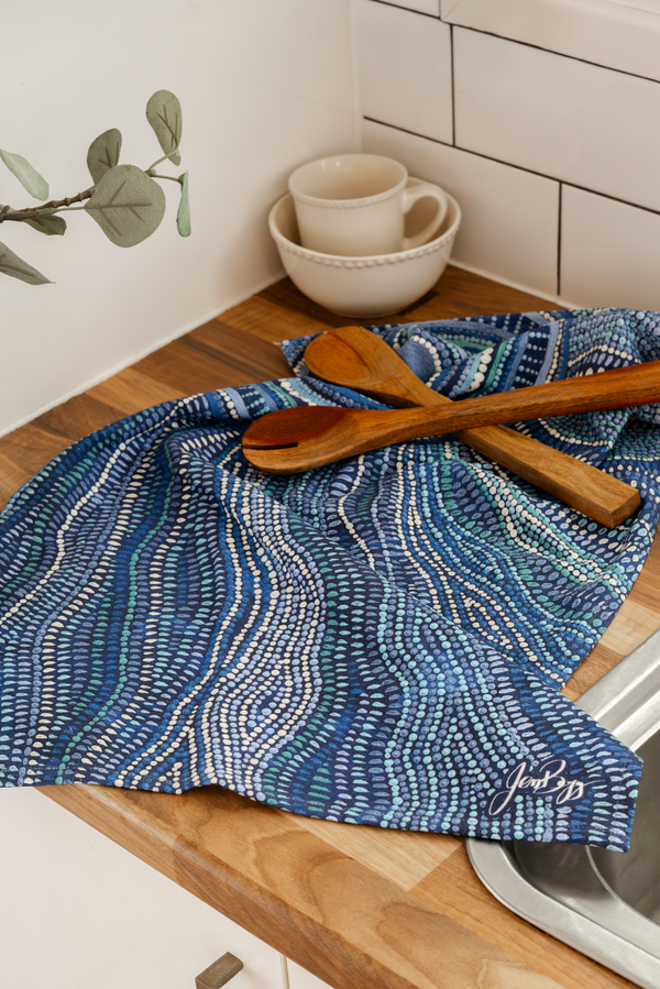 Mika Linen Blend Tea Towel (2 Pack)