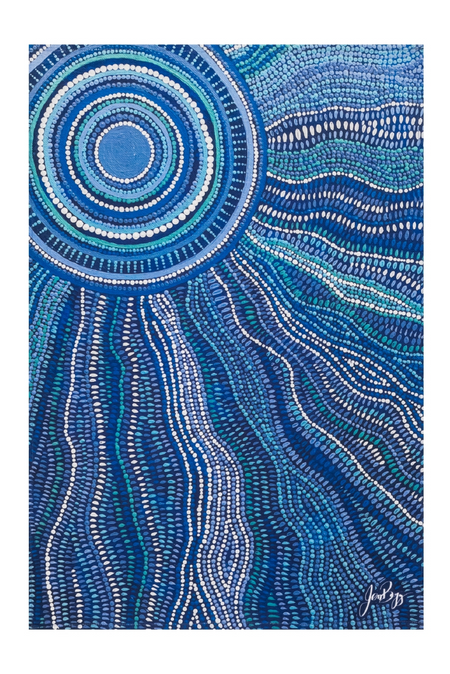 Mika Linen Blend Tea Towel (2 Pack)