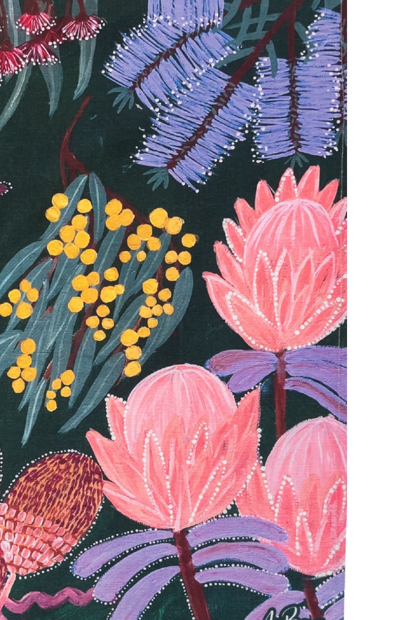 Native Bouquet Linen Blend Tea Towel (2 Pack)