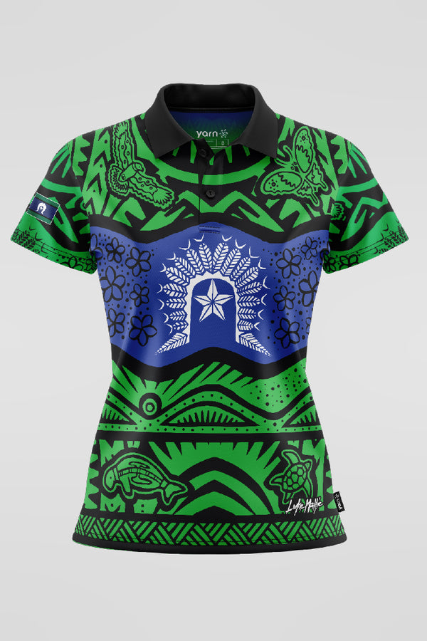 Winds Of Hope, Sea Of Glory Women's Fitted Polo Shirt