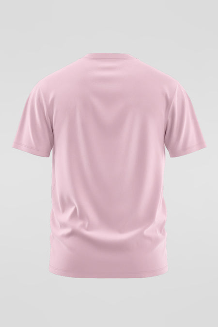 United In Pink Pink Cotton Crew Neck Kids T-Shirt