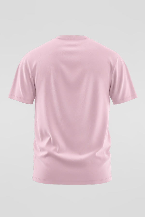 United In Pink Pink Cotton Crew Neck Kids T-Shirt