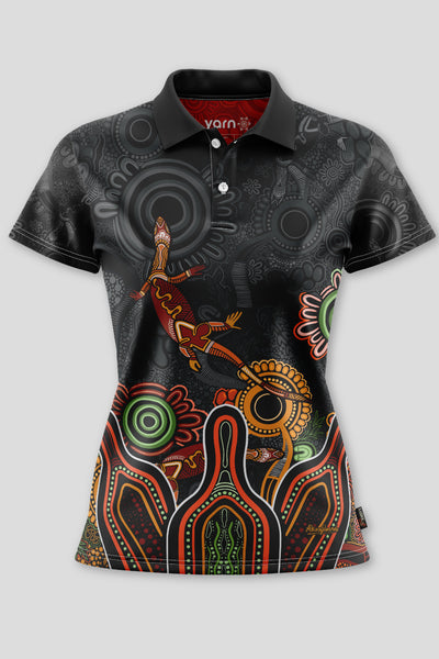 Proud & Deadly NAIDOC 2024 Essence Women's Fitted Polo Shirt