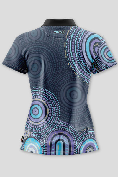 Our Future, Together NAIDOC 2024 Essence Women's Fitted Polo Shirt