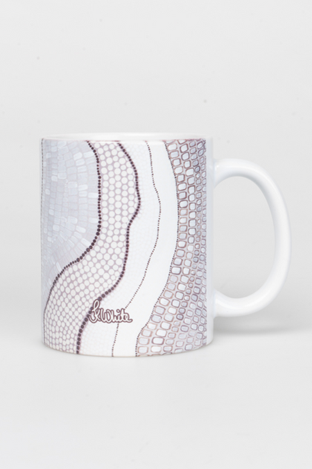 Kamilya Lowana White Ceramic Coffee Mug Collection (3 Pack)