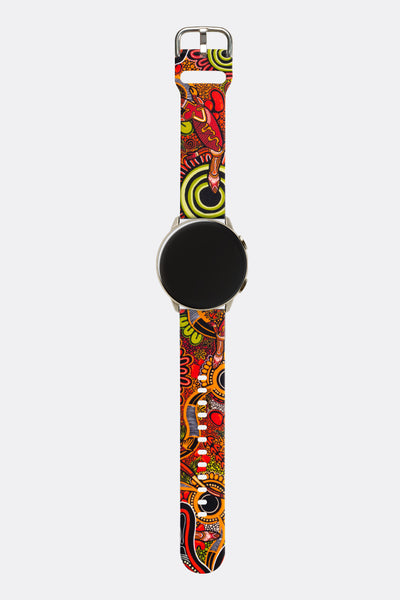 Proud & Deadly NAIDOC 2024 Silicon Samsung Watch Strap