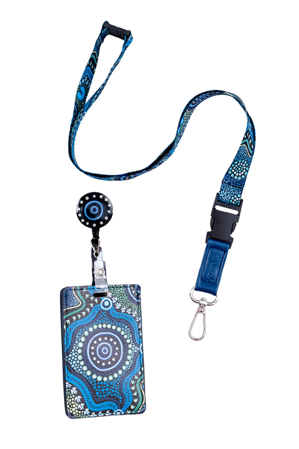 Wumbi Lanyard & Retractable Card Holder with Clip