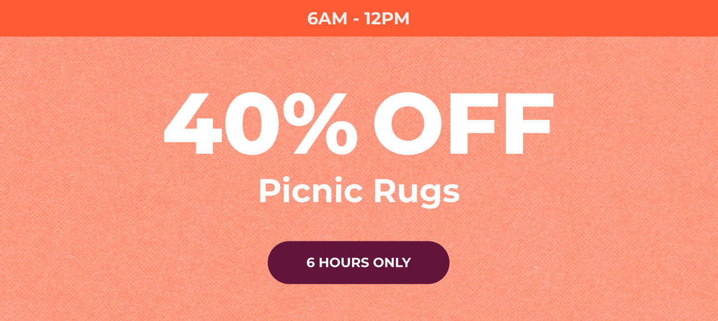 40% Off Picnic Rugs