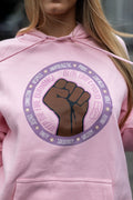 Bitja Mulana (Fire Spirit) NAIDOC 2024 Pink Cotton Blend Women's Hoodie