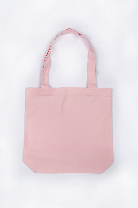 Yinaa Pink Cotton Canvas Carry Bag