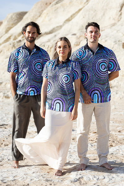 Our Future, Together NAIDOC 2024 Women's Fitted Polo Shirt