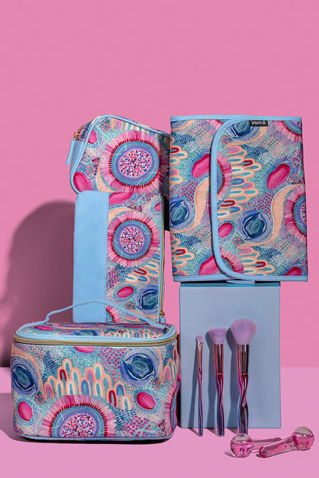 My Journey Canvas Cosmetics Bag