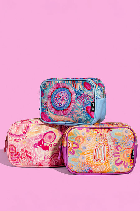 Flourishing Blooms Canvas Toiletry Bag