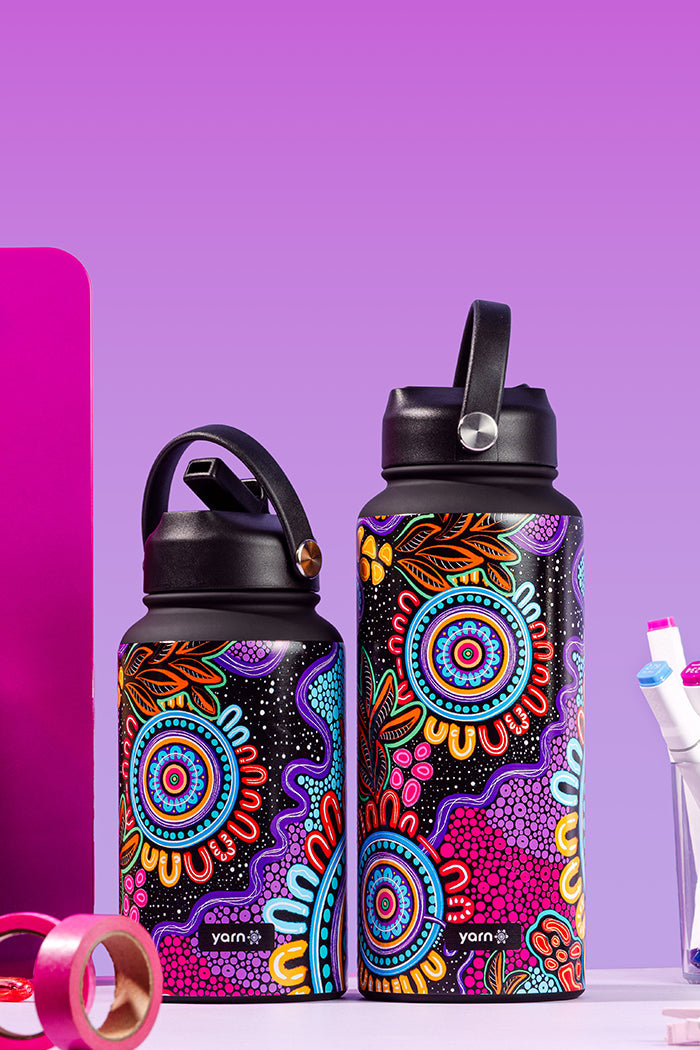 Still Deadly NAIDOC 2026 1L Insulated Stainless Steel Drink Bottle with Handle main image 1
