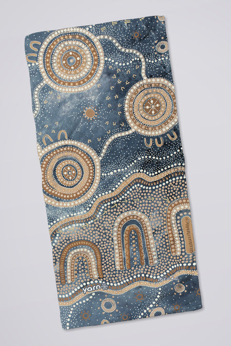 Yilawura (Night) Beach Towel