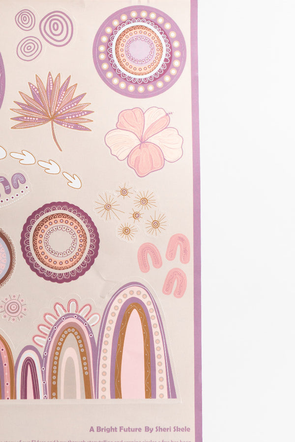 A Bright Future NAIDOC 2025 A4 Sticker Pack (3 Pack)