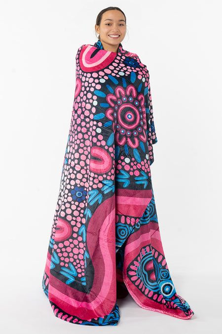 Badhiin Flannel Throw Blanket (150cm x 200cm)