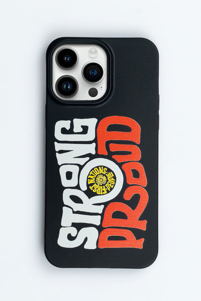 Vintage Strong & Proud Classic Black Printed Phone Case (iPhone/Samsung)