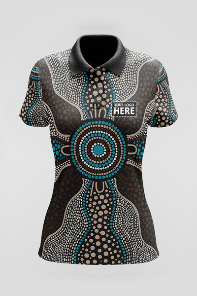 (Custom) Family UPF50+ Women's Fitted Polo Shirt