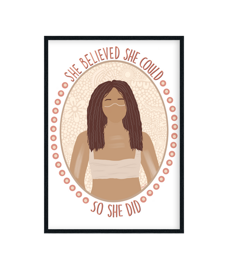 Travelling Through Country Black Long Handle Cotton Tote Bag