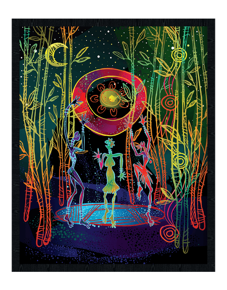 Celestial Rhythms Premium Lanyard