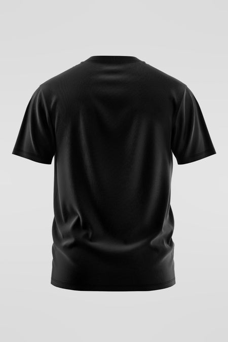 Original Custodians Black Cotton Crew Neck Kids T-Shirt