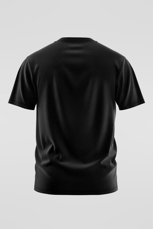 Original Custodians Black Cotton Crew Neck Kids T-Shirt