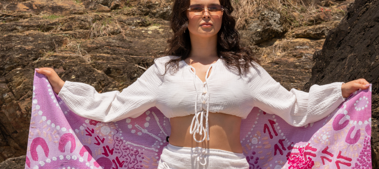 Aboriginal Beach Towels
