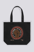 Bitja Mulana (Fire Spirit) NAIDOC 2024 Black Cotton Canvas Tote Bag