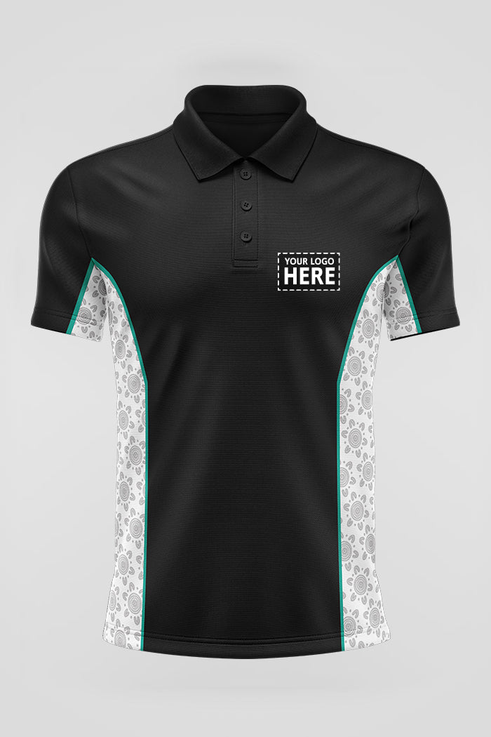 (Custom) "Design Your Own" UPF50+ Bamboo (Simpson) Unisex Polo Shirt