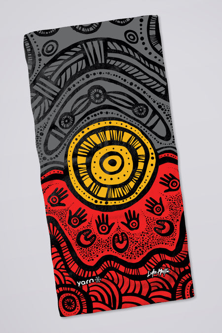 Here Always Forever Beach Towel