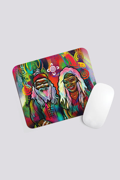 Connecting The Past To A Brighter Future Mouse Pad