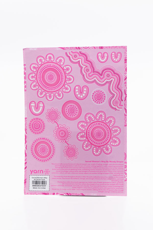 Sacred Women's Way A4 Sticker Pack