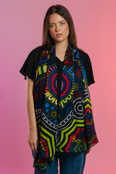 Together Rectangle Chiffon Scarf - Pride Worn Proudly