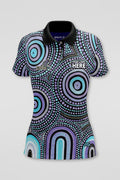 (Custom) Our Future, Together NAIDOC 2024 Women's Fitted Polo Shirt