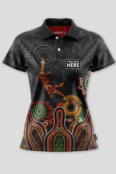 (Custom) Proud & Deadly NAIDOC 2024 Essence Women's Fitted Polo Shirt