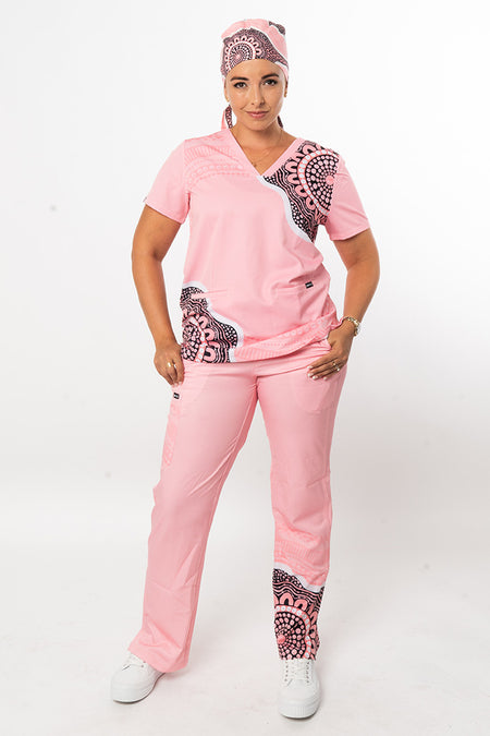 Boobie Sista Tie Back Scrub Caps